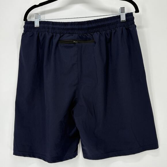 WE1FIT Shorts Mens Large Navy Blue Athletic Drawstring Pocket Lightweight Summer - Picture 2 of 7